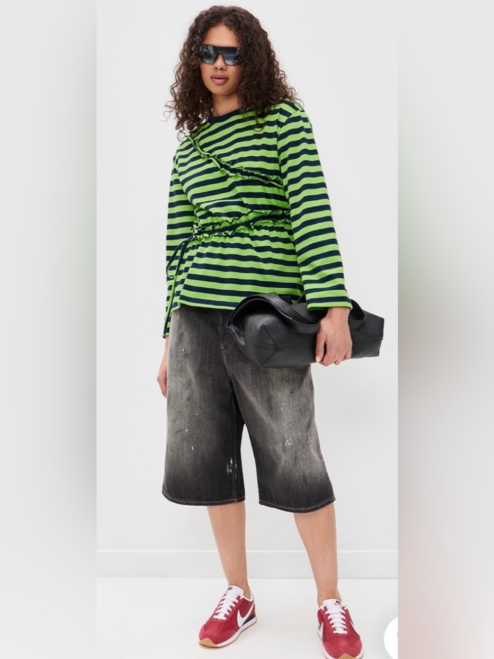 Dumb đź’© I Bought While Drinking Wine: Damson Madder Prudie Ruffle Long Sleeve Tee - Picture 9 of 10